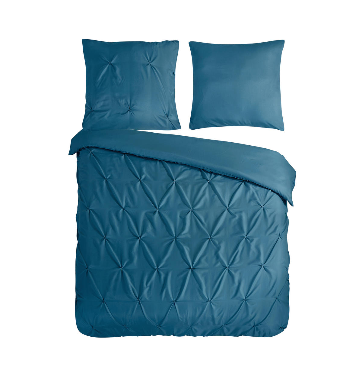 BETTWÄSCHE Elegance Mikrofaser 200/200 cm  - Petrol, Basics, Textil (200/200cm)