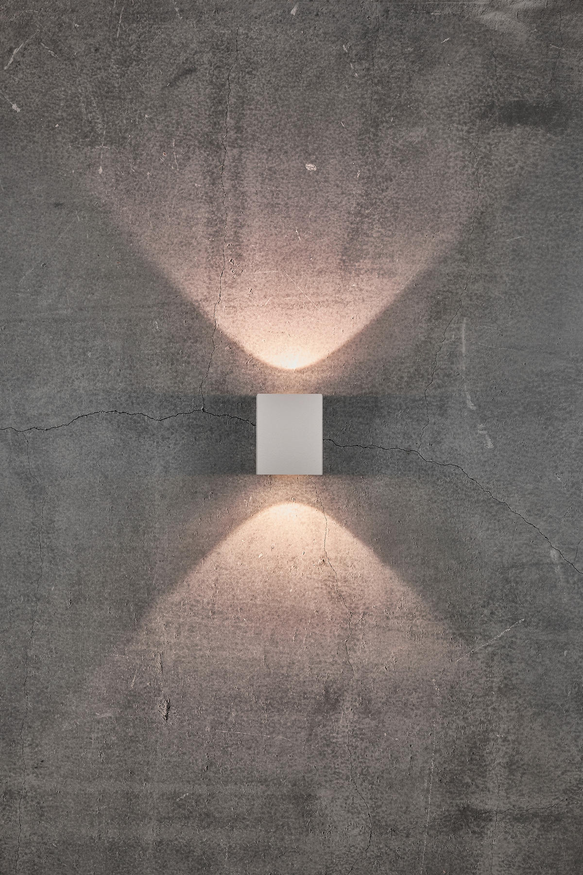 AUßENLEUCHTE Canto Kubi 2   - Weiß, Design, Metall (10,4/8,4/10cm) - Nordlux
