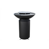 GRILLSCHALE - Schwarz, KONVENTIONELL, Metall (75/94/75cm) - Ambia Garden