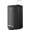 TRETEIMER TUBO 3 L  - Anthrazit/Schwarz, Basics, Kunststoff/Metall (17/24,5cm) - Blomus