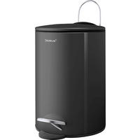 TRETEIMER TUBO 3 L  - Anthrazit/Schwarz, Basics, Kunststoff/Metall (17/24,5cm) - Blomus