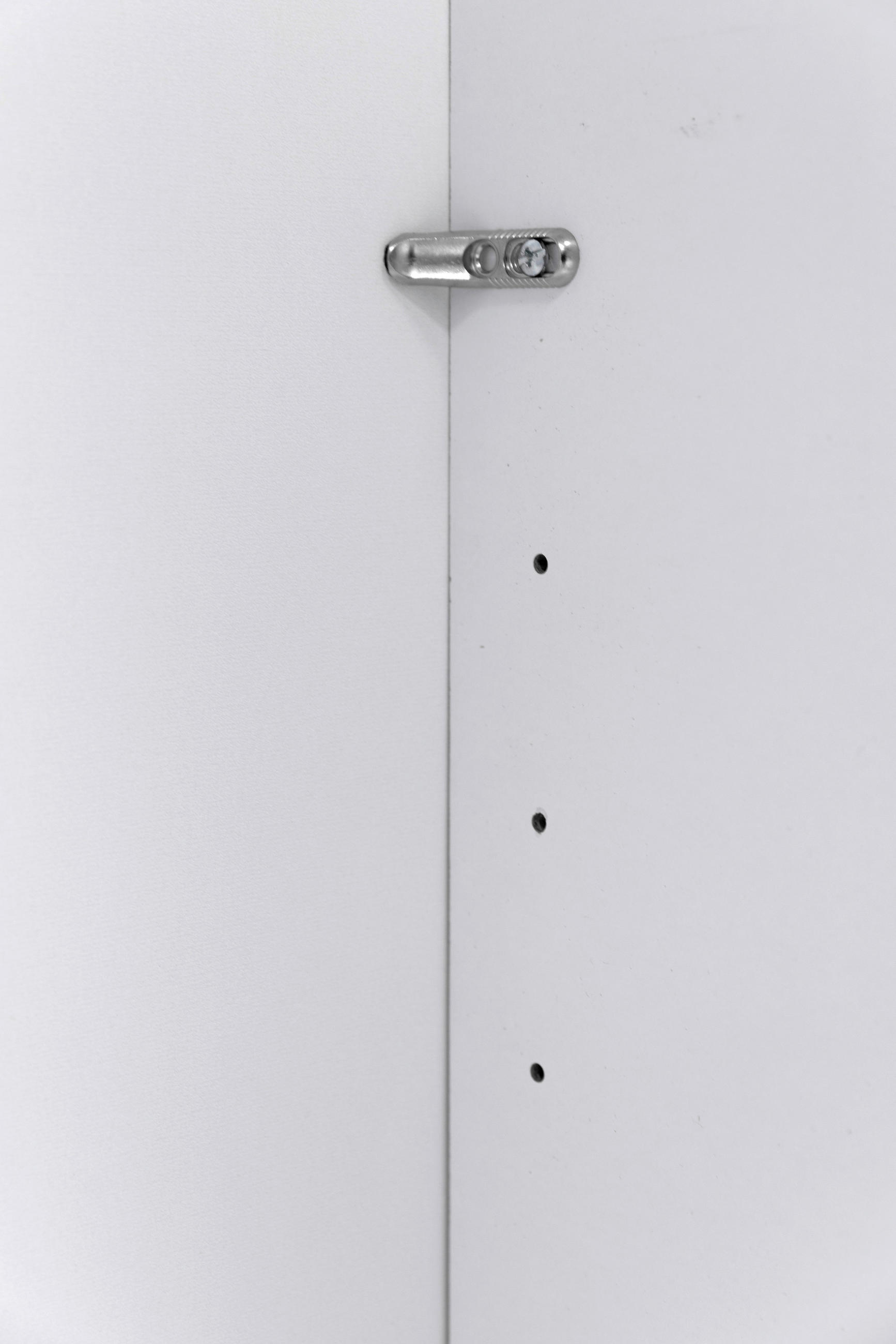 SCHIEBETÜRENSCHRANK 250/210/62 cm Weiss  - Weiss Hochglanz/Weiss, Modern, Holzwerkstoff/Metall (250/210/62cm) - P & B