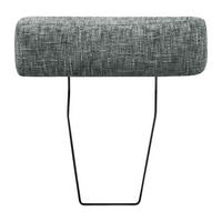 KOPFSTÜTZE 52/17/14 cm  Webstoff  - Anthrazit, Design, Textil (52/17/14cm) - Livetastic