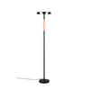 LED-GOLVLAMPA Celeste 33/160 cm    - svart/grå, Design, metall/glas (33/160cm) - Trio Leuchten