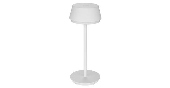 LED-TISCHLEUCHTE 12/30 cm   - Weiß, Basics, Kunststoff/Metall (12/30cm) - Dieter Knoll