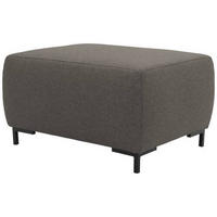 HOCKER in Textil Grau  - Schwarz/Grau, Design, Textil/Metall (88/44/68cm) - LOOKS by W.Joop