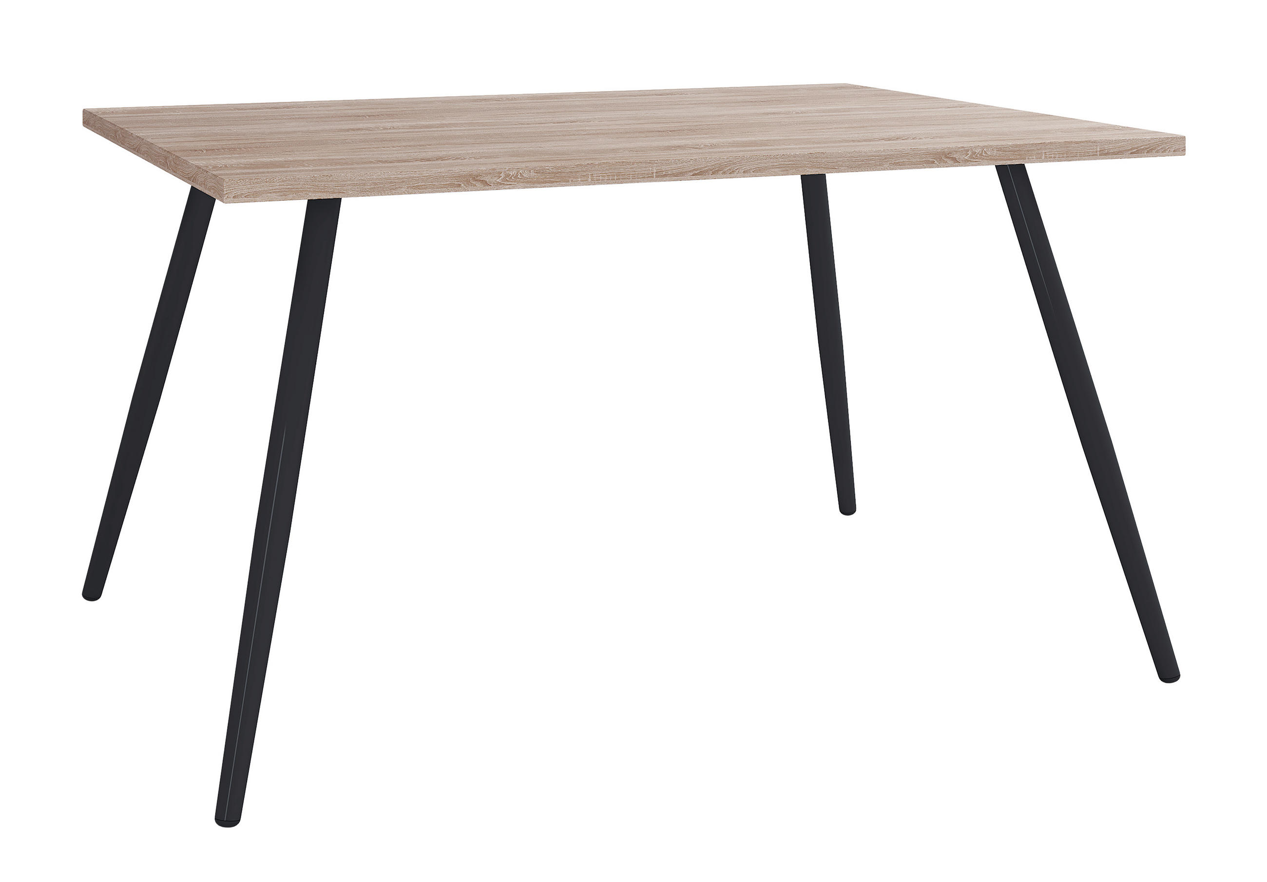 SCHREIBTISCH 110/80/70 cm in Sonoma Eiche, Schwarz - Schwarz/Sonoma Eiche, MODERN, Holzwerkstoff/Metall (110/80/70cm) - MID.YOU
