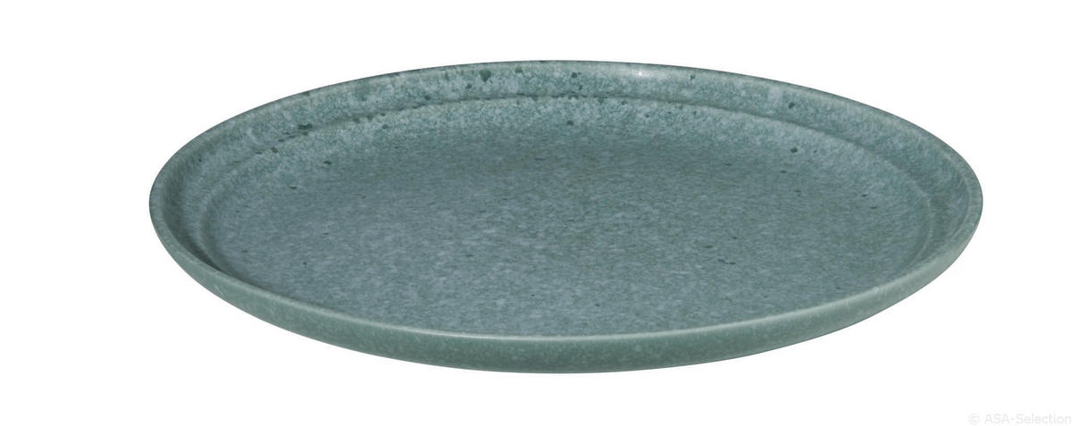DESSERTTELLER Blau, Grün Nesuto  - Blau/Grün, Basics, Keramik (21/1,6cm) - ASA