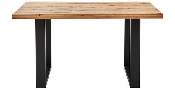 BARTISCH in Holz, Metall 180/100/95 cm - Eichefarben/Anthrazit, Design, Holz/Metall (180/100/95cm) - Novel