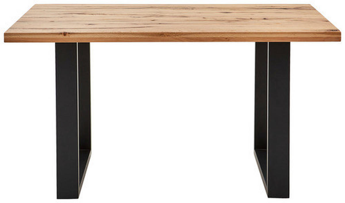 BARTISCH in Holz, Metall 180/100/95 cm   - Eichefarben/Anthrazit, Design, Holz/Metall (180/100/95cm) - Novel