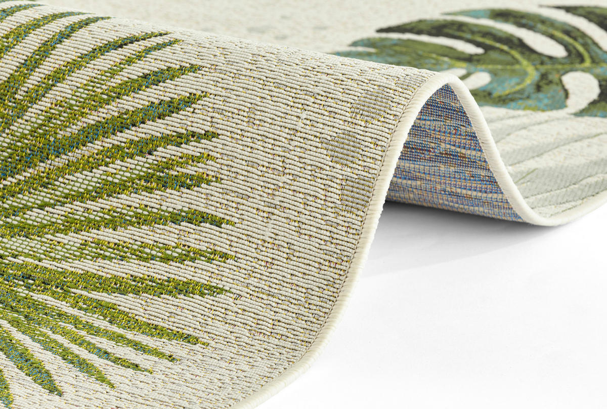 OUTDOORTEPPICH 200/285 cm Flair Creme, Multicolor  - Multicolor/Creme, Design, Kunststoff (200/285cm)