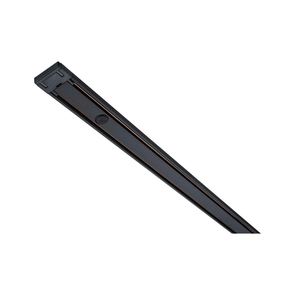 SCHIENENSYSTEM Veya 103/0,6/2,4 cm  - Schwarz, Design, Metall (103/0,6/2,4cm) - Paulmann