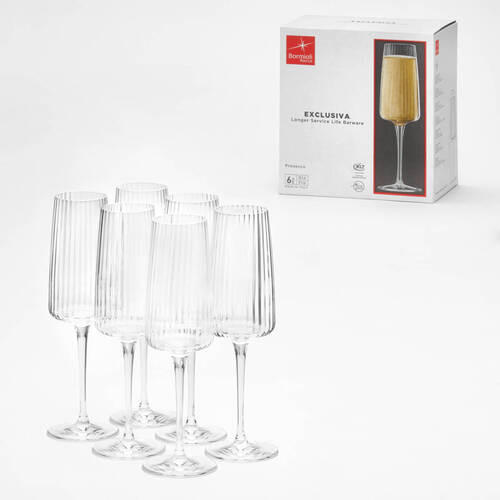 GLASSET Exclusiva  - klar, Klassisk, glas (255ml) - Van Well