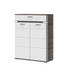 HIGHBOARD Melamin Braun, Grau, Weiß - Alufarben/Braun, Design, Metall (100,1/126,2/41cm) - Stylife HIGHBOARD Melamin Braun, Grau, Weiß - Alufarben/Braun, Design, Metall (100,1/126,2/41cm) - Stylife