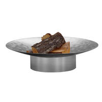 FEUERSCHALE SVENSKAV GRACE M 2066  - Edelstahlfarben, Basics, Metall (58/58/13,6cm) - Ambia Garden