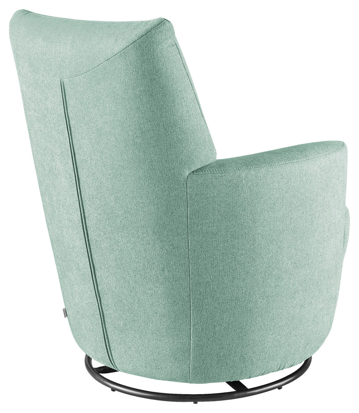 SESSEL Webstoff Türkis    - Türkis/Schwarz, Design, Textil/Metall (80/96/88cm) - SetOne by Musterring