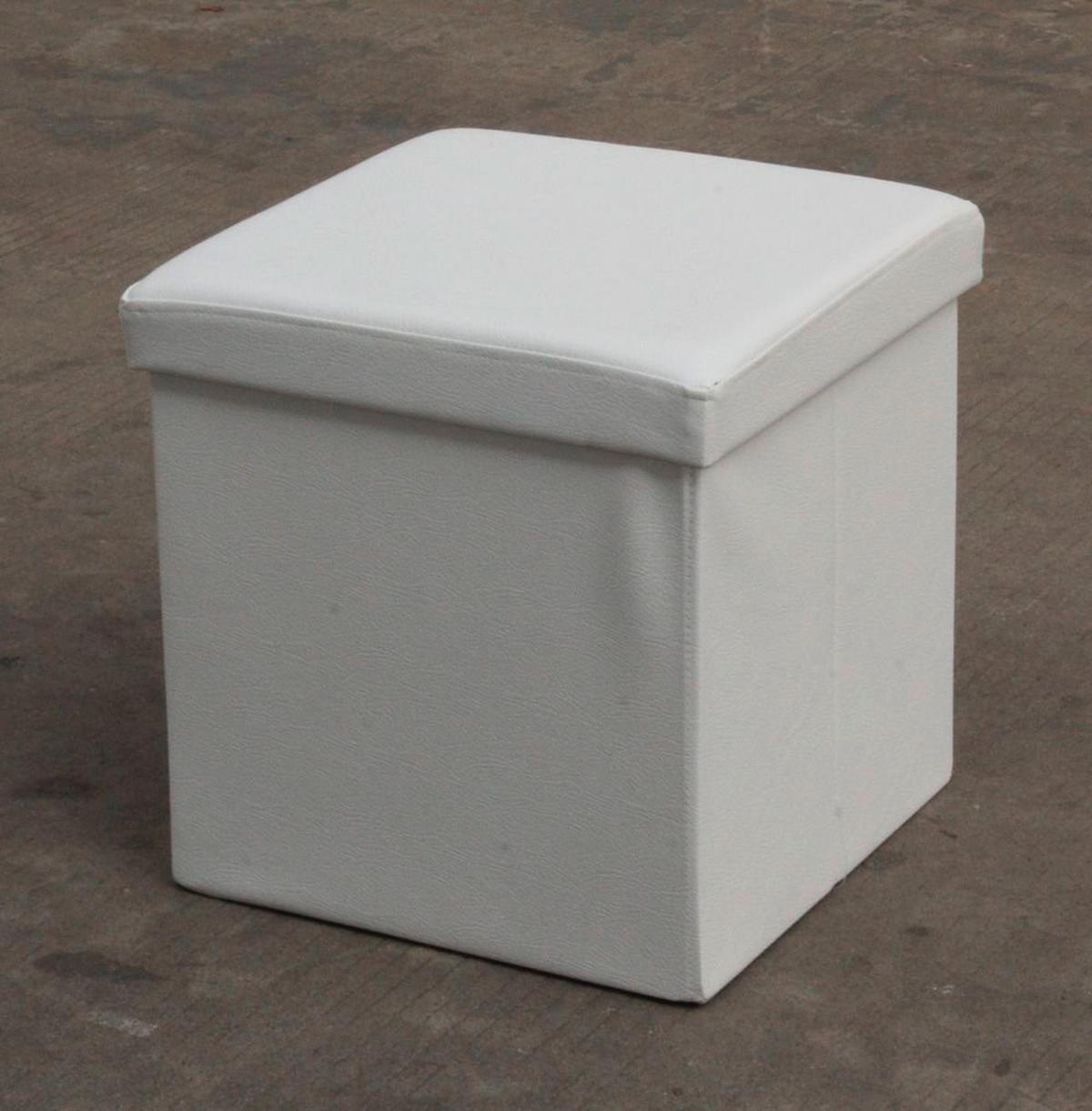 SITZWÜRFEL Weiß  - Weiß, Basics, Kunststoff (38/38/38cm) - Echtwerk
