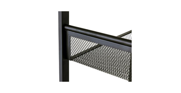SCHUHREGAL 72/102,5/30 cm  - Schwarz, Basics, Kunststoff/Metall (72/102,5/30cm) - Xora