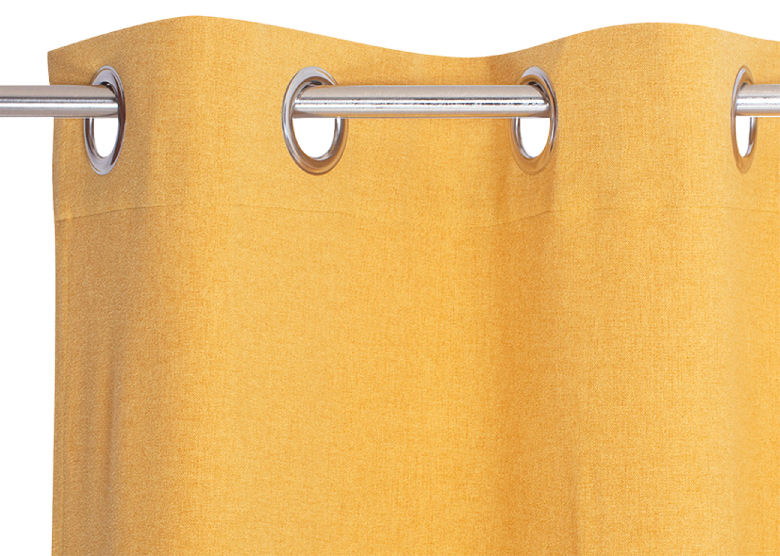 ÖSENVORHANG blickdicht  - Dunkelgelb, Basics, Textil (140/250cm) - Esprit