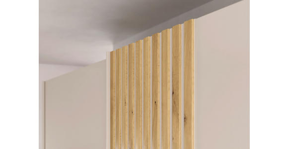SCHWEBETÜRENSCHRANK 262/223/68 cm 2-türig Eichefarben, Champagner - Champagner/Eichefarben, Design, Glas/Holzwerkstoff (262/223/68cm) - Novel