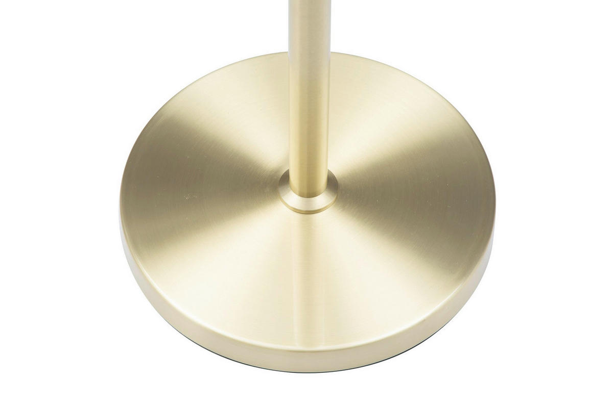 STEHLEUCHTE 54/54/176 cm  - Goldfarben/Weiß, Trend, Glas/Metall (54/54/176cm) - Mauro Ferretti