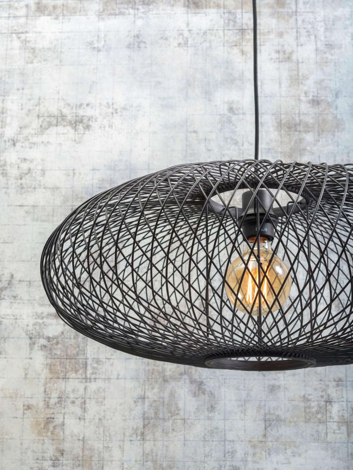 GOLVLAMPA GOOD&MOJO     - svart, Trend (176/60/80cm) - Good & Mojo