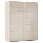 SCHWEBETÜRENSCHRANK  in Champagner  - Champagner, KONVENTIONELL, Glas/Holzwerkstoff (181/223/67cm) - Novel