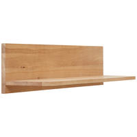 WANDBOARD Wildeiche massiv Wildeiche  - Wildeiche, Natur, Holz (145/32/24cm) - Linea Natura