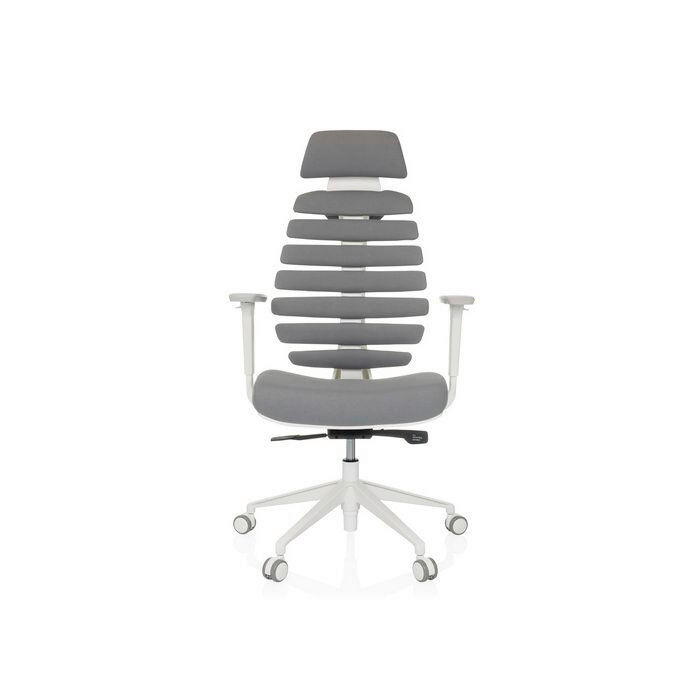 OTOČNÁ ŽIDLE, plochá tkanina, tmavě šedá - šedá/bílá, Moderní, textil/plast (67/116 - 133/65cm) - MID.YOU