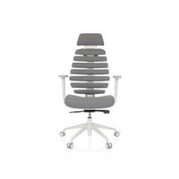 OTOČNÁ ŽIDLE, plochá tkanina, tmavě šedá - šedá/bílá, Moderní, textil/plast (67/116 - 133/65cm) - MID.YOU