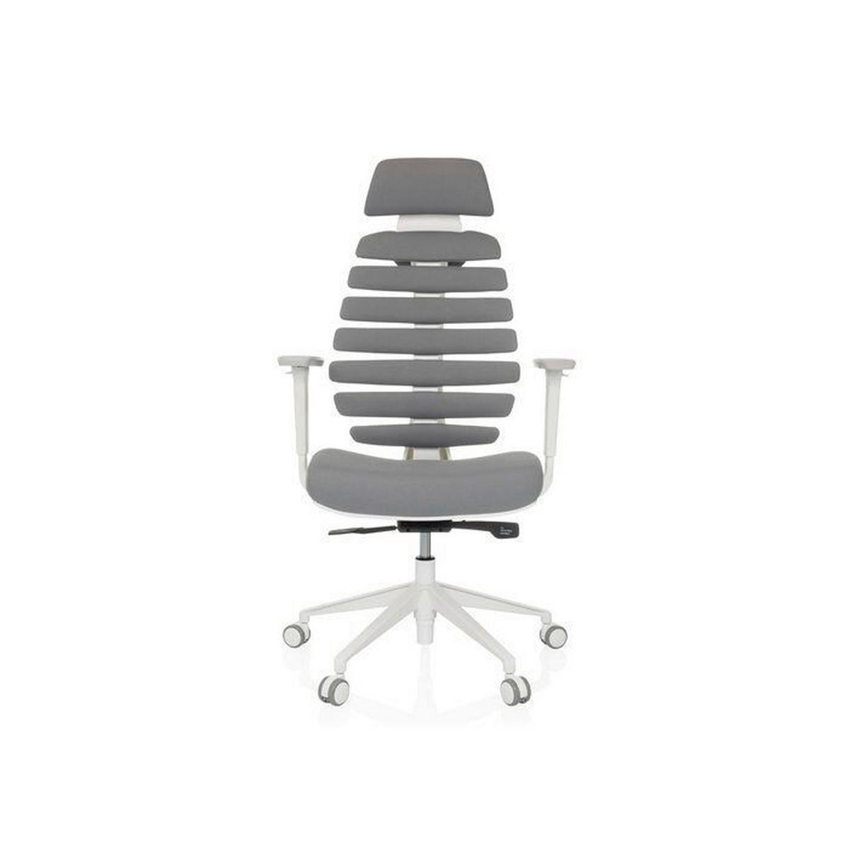 OTOČNÁ ŽIDLE, plochá tkanina, tmavě šedá - šedá/bílá, Moderní, textil/plast (67/116 - 133/65cm) - MID.YOU