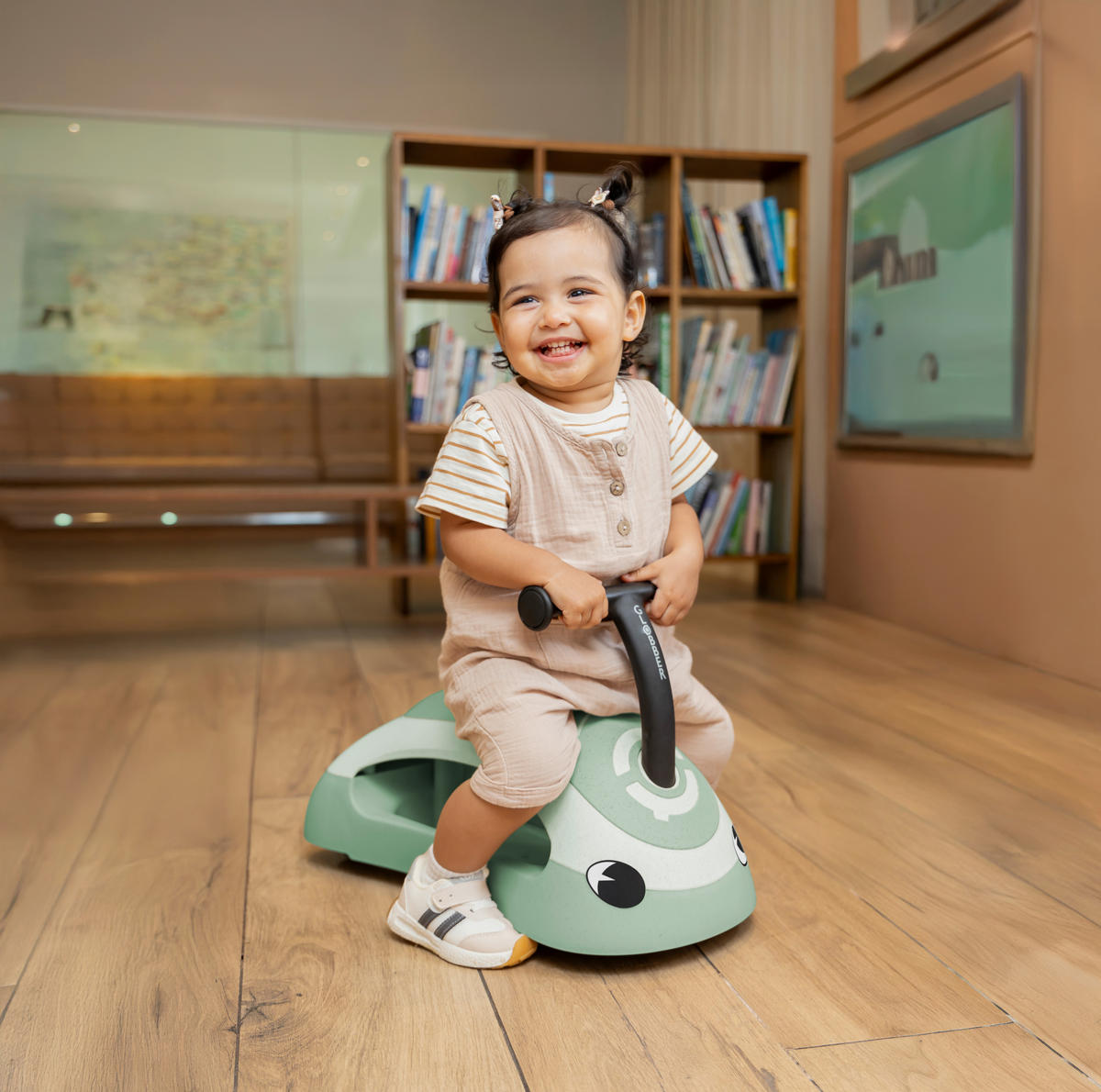 LAUFRAD WALK N' ROLL 2in1 ECO  - Salbeigrün, Basics, Kunststoff (48,5/27/42cm) - GLOBBER