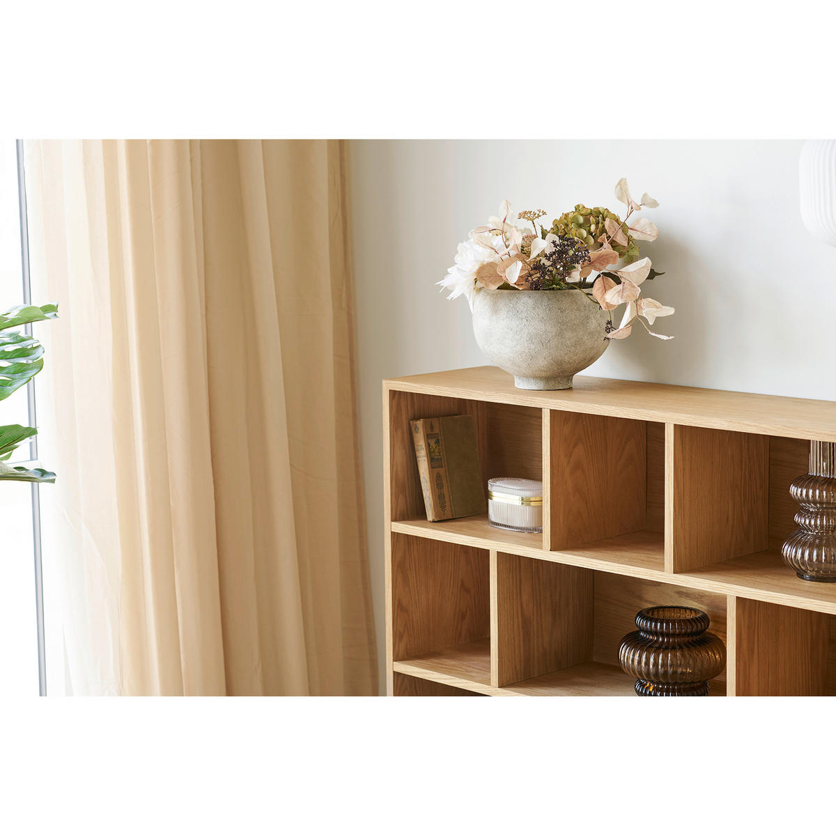 BLOMKRUKA 26/19,5 cm greige  - greige, Basics, keramik (26/19,5cm)