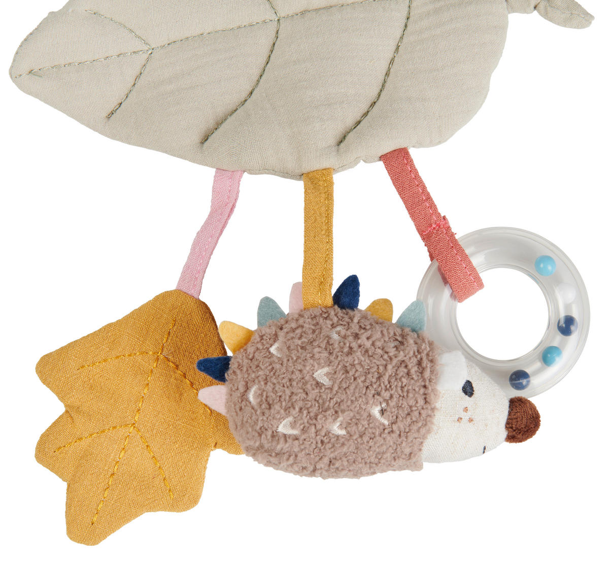 HRAČKA NA UCHOPENIE - svetlohnedá/tmavožltá, Trend, textil/plast (23/34/5cm) - Patinio