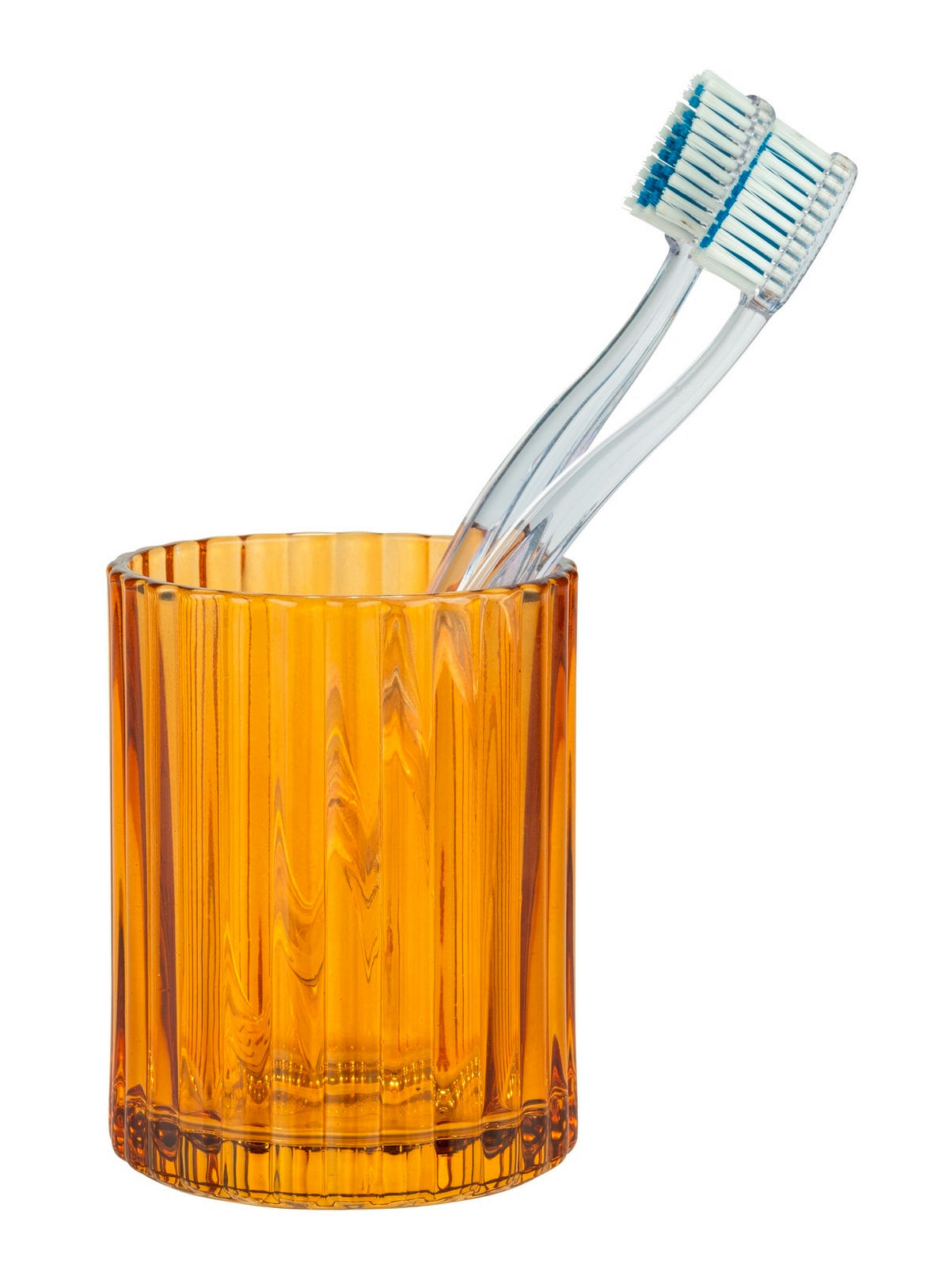 ZAHNPUTZBECHER Glas  - Braun, Basics, Glas (7,7/10/7,7cm) - Wenko
