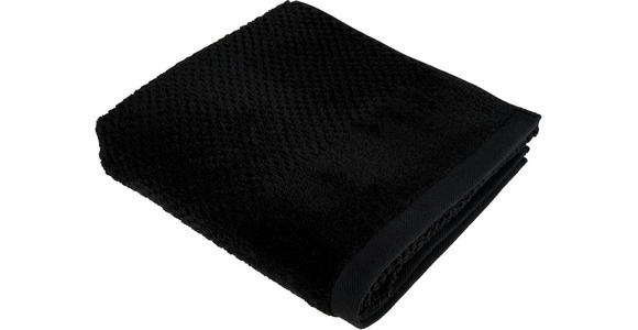 HANDTUCH 50/100 cm Schwarz - Schwarz, Basics, Textil (50/100cm) - Esposa
