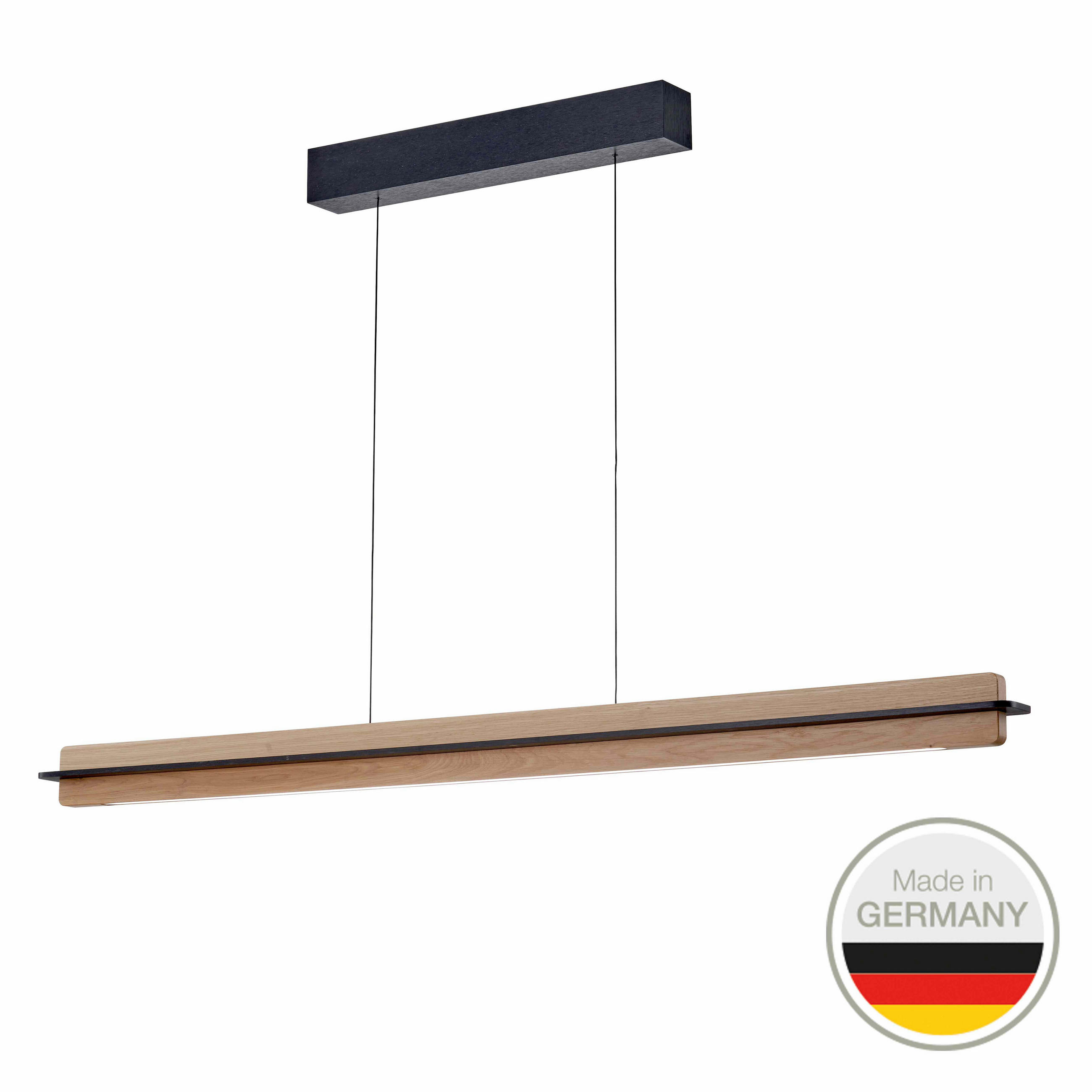 LED-HÄNGELEUCHTE 655 118/6/6,5 cm   - Natur, Holz (118/6/6,5cm) - Ambiente