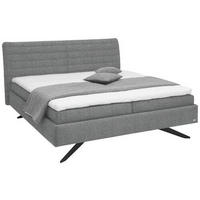 POLSTERBETT 180/200 cm  in Grau  - Weiss/Schwarz, Design, Holzwerkstoff/Kunststoff (180/200cm) - Dieter Knoll
