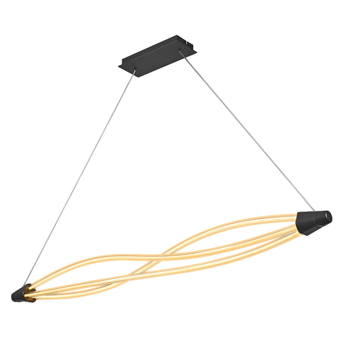 LED-PENDELLEUCHTE 128,2/12,7/128,2 cm  - Dunkelgrau, Design, Kunststoff (128,2/12,7/128,2cm) - Ledvance