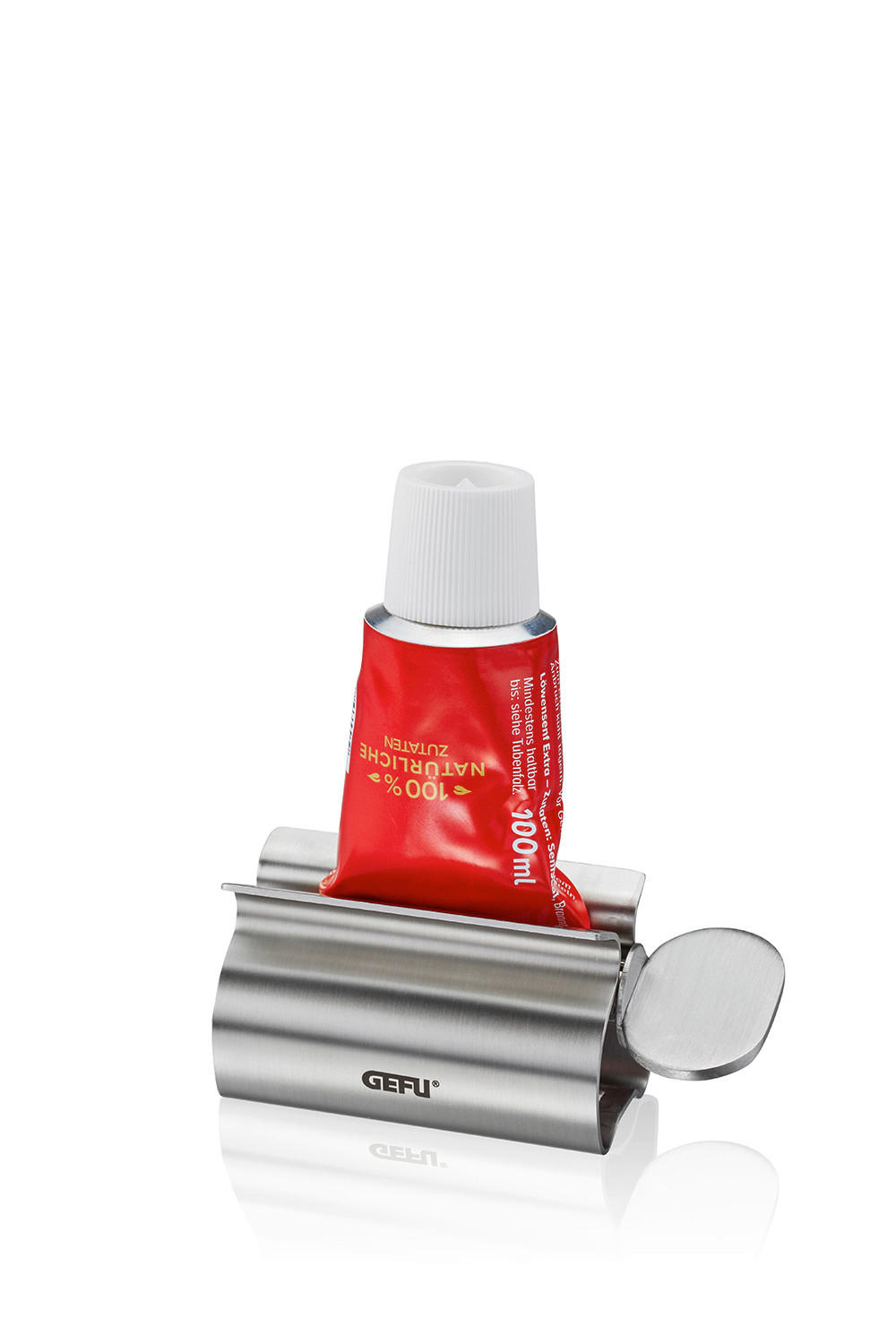 TUBUSPRÉS - nemesacélszínű, Basics, fém (8,6/3,4/3,7cm) - Gefu