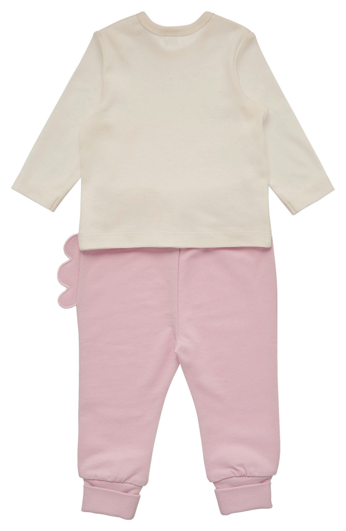 BABYBEKLEIDUNGSSET Sammy 2-teilig  - Hellrosa/Creme, Basics, Textil (56null) - Patinio