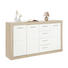 KOMMODE 152/88/37 cm - Eichefarben/Silberfarben, Design, Holz/Holzwerkstoff (152/88/37cm) - Boxxx KOMMODE 152/88/37 cm - Eichefarben/Silberfarben, Design, Holz/Holzwerkstoff (152/88/37cm) - Boxxx