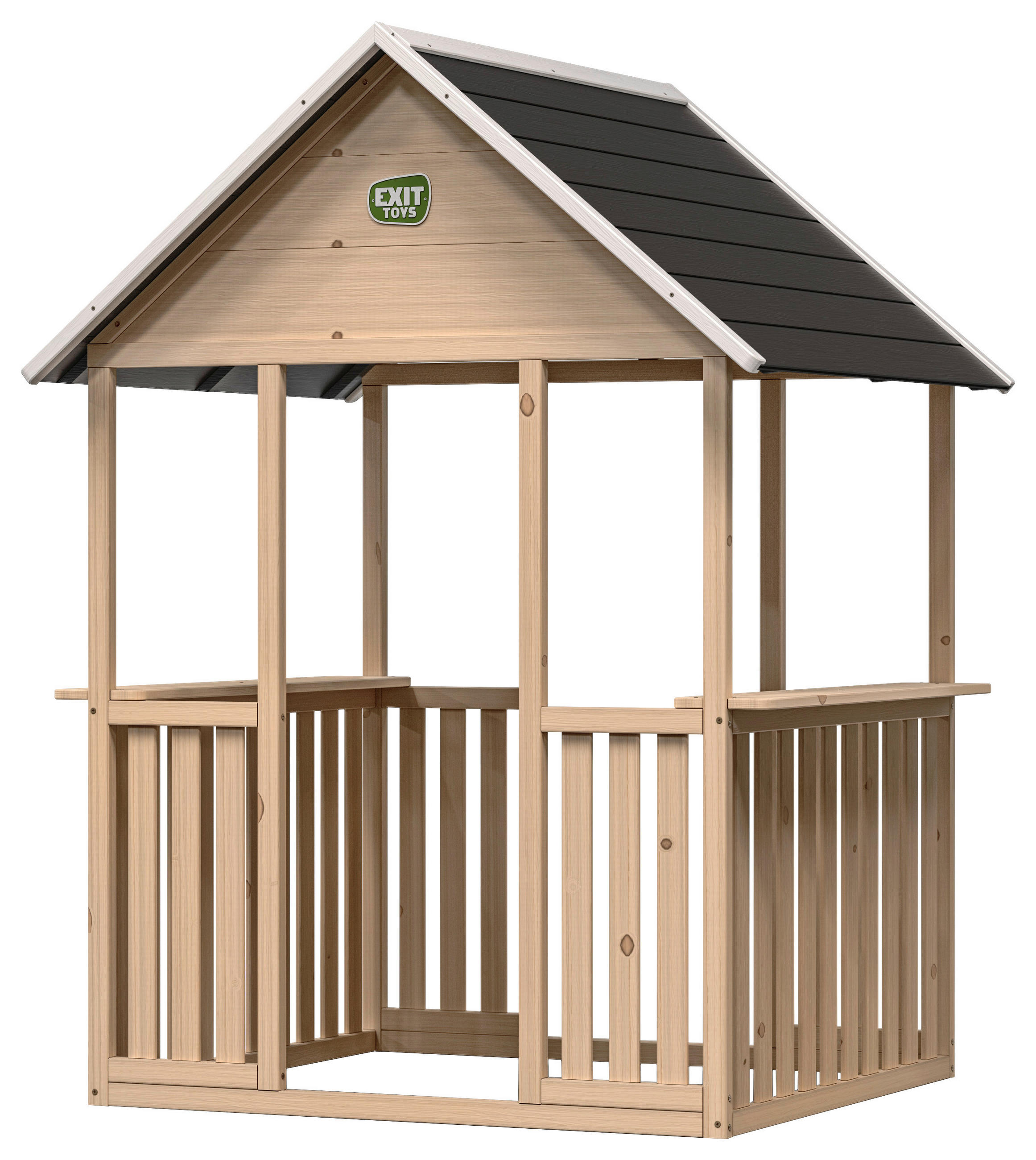 SPIELHAUS  - KONVENTIONELL, Holz/Kunststoff (108/120/147cm) - EXIT Toys