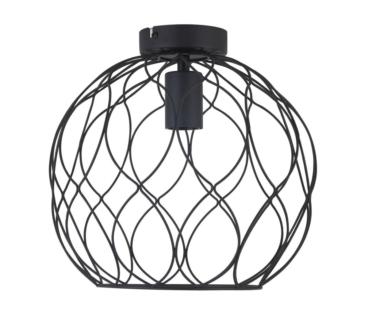 DECKENLEUCHTE 30/29 cm   - Schwarz, Trend, Metall (30/29cm) - Marama
