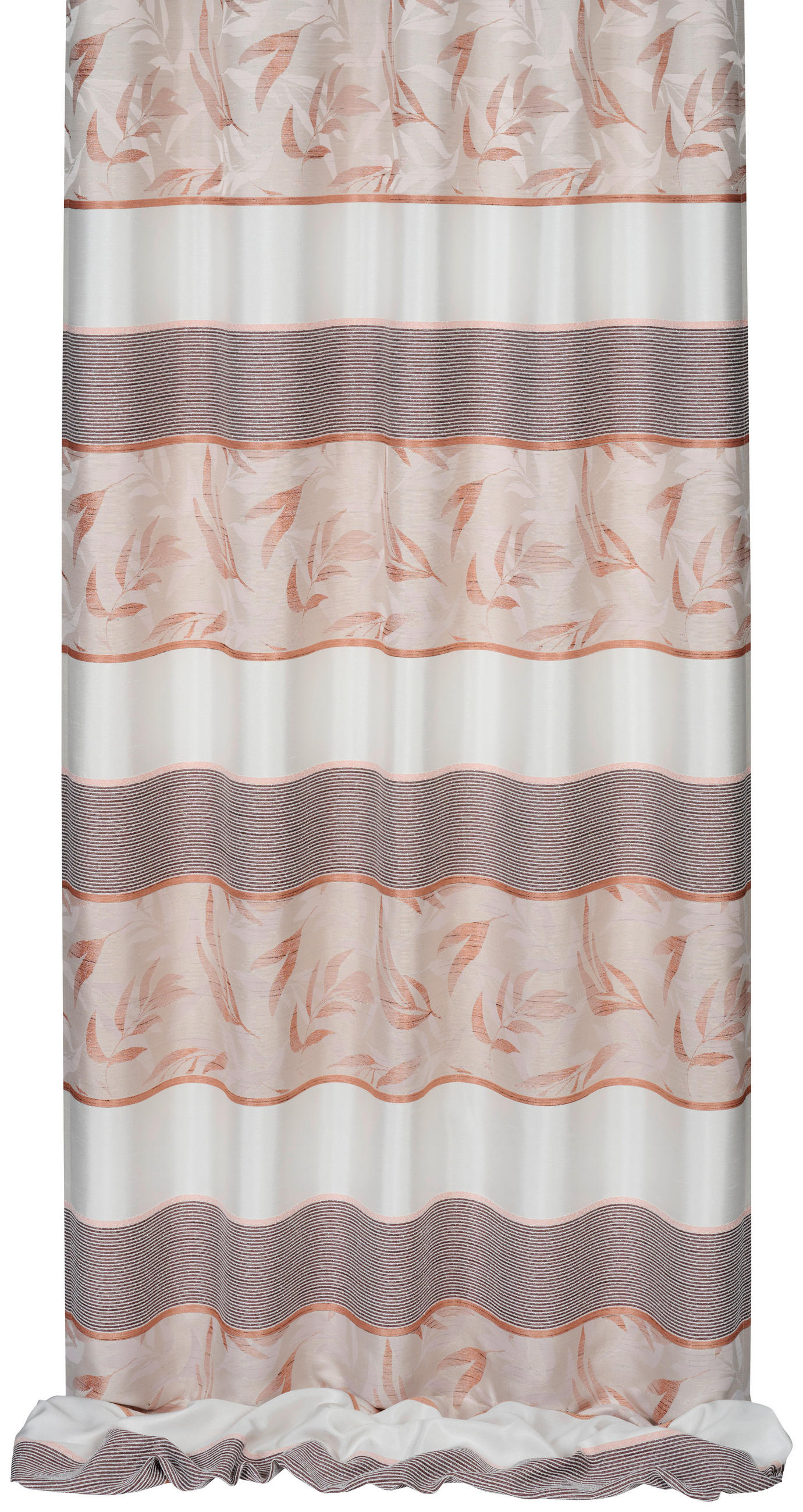 VORHANGSTOFF per lfm halbtransparent  - Orange, KONVENTIONELL, Textil (140cm) - Esposa