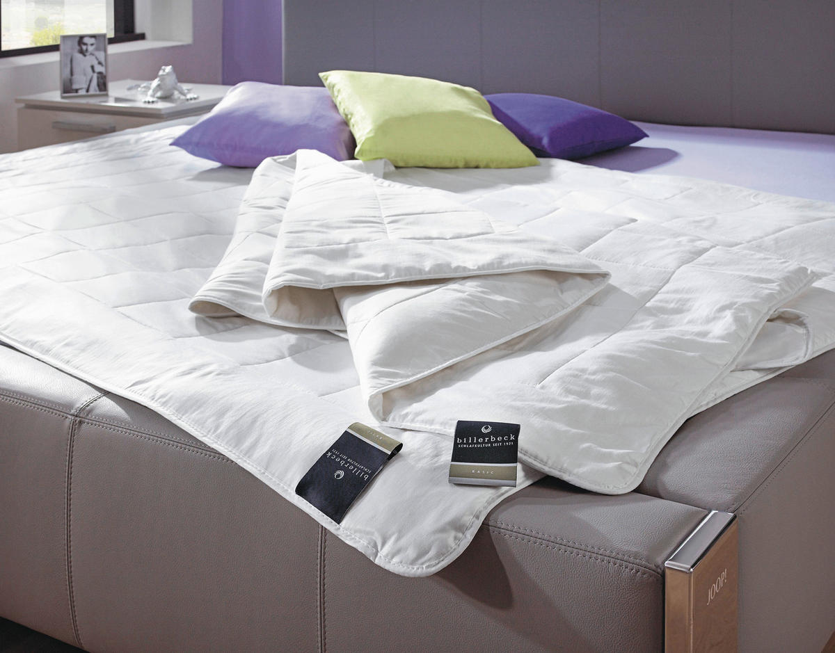 LETNÍ PŘIKRÝVKA, 200/200 cm, hedvábí - bílá, Basics, textil (200/200cm) - Billerbeck