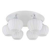 STROPNA SVETILKA 65/25,5 cm   - barve kroma/opal, Konvencionalno, kovina/steklo (65/25,5cm) - Globo