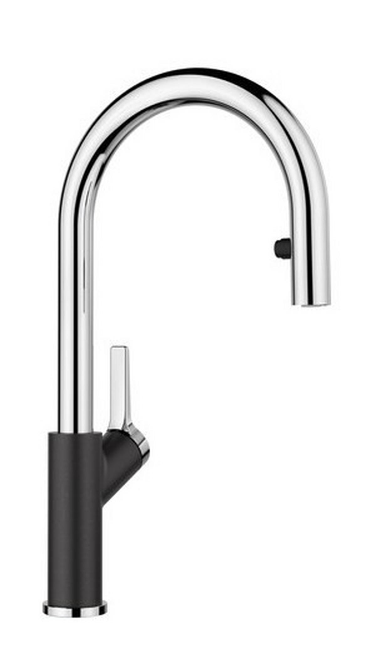 KÜCHENARMATUR 521358  - Chromfarben/Anthrazit, Basics, Metall (11,1/41/24cm) - Blanco