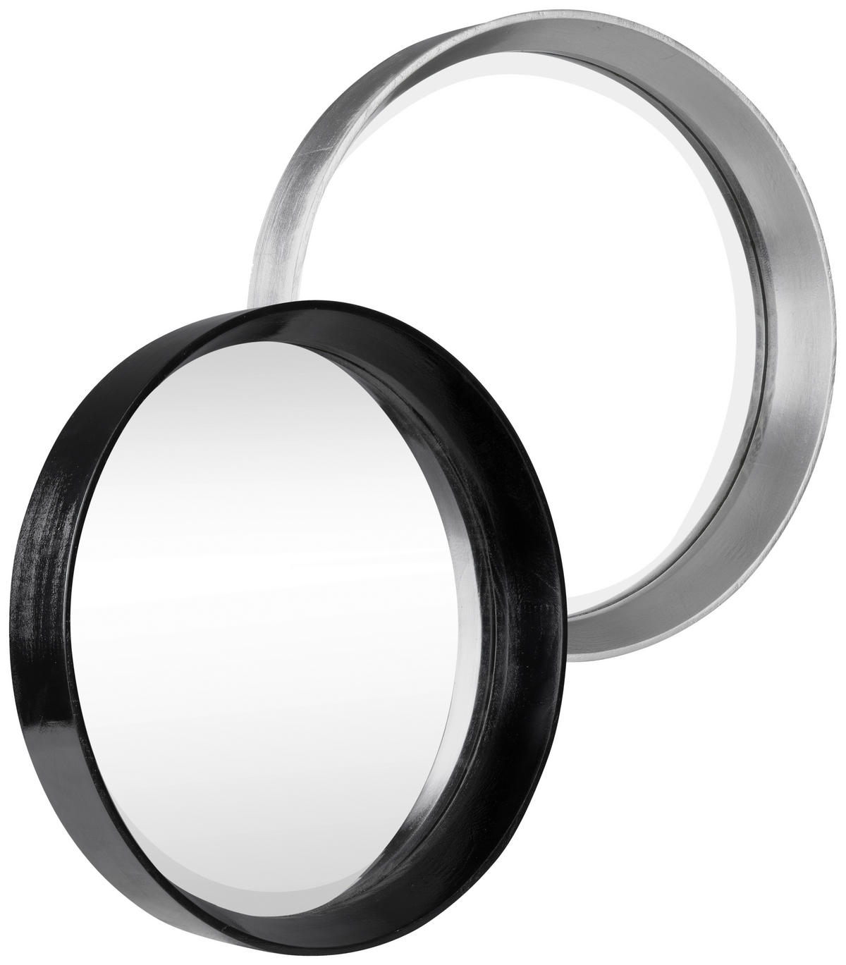 FALI TÜKÖR 40/40/5,6 cm    - ezüst, Lifestyle, faalapú anyag/Üveg (40/40/5,6cm) - Xora