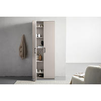 MEHRZWECKSCHRANK 70/178,9/33,4 cm  - Kaschmir/Schwarz, Konventionell, Holzwerkstoff/Kunststoff (70/178,9/33,4cm) - Xora